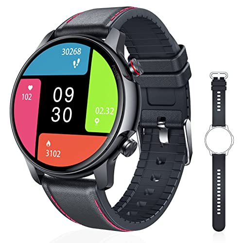 Motsfit Reloj Inteligente Hombre: Smartwatch con Pulsometro Podometro Presión Arterial Pulsera Actividad Inteligente Deportivo Impermeable Reloj Hombre para iPhone Android
