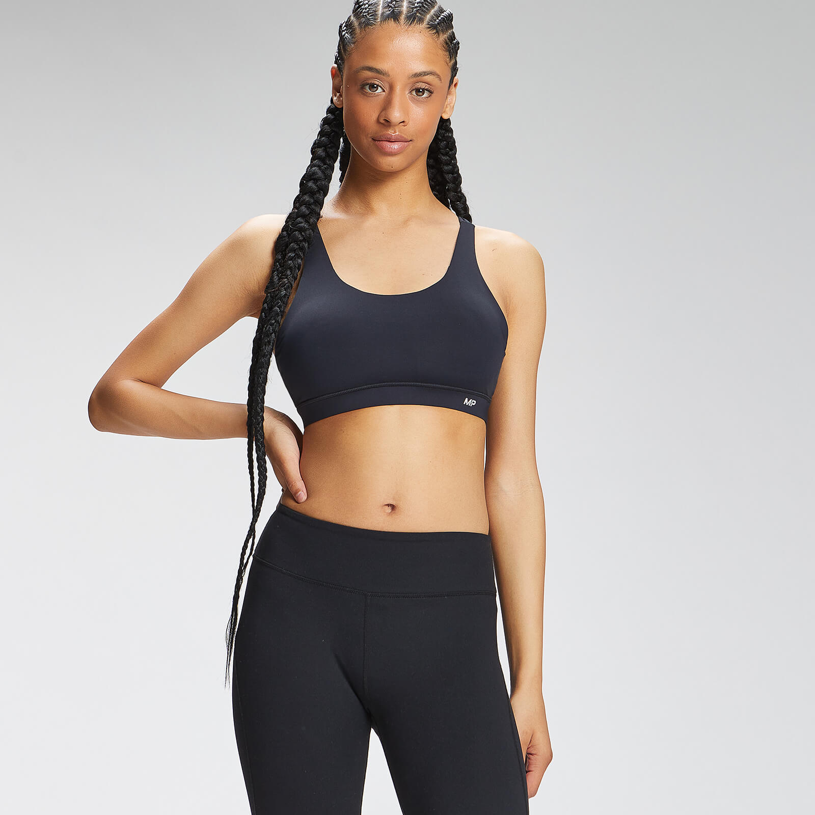 MP Women's Essentials Training Control Sports Bra - Black - XL