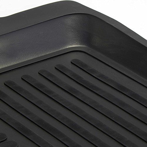 MTM Alfombrillas Goma para Renault Laguna II 01.2001-06.2007, Tipo Cubeta a Medida Antideslizante con Borde 5 cm, cód. 3D 5646