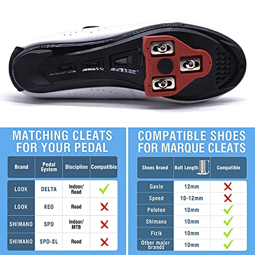 Mujer Zapatillas de Ciclismo para Hombre Zapatillas de Bicicleta de Carretera compatibles con Look SPD SPD-SL Delta Cleats Zapatillas de Spinning para Interiores Exteriores Todo Negro260