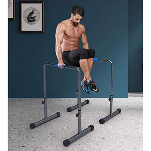 Musculación Pull-ups Split Interior del hogar Sola Barras paralelas flexión y extensión del Brazo paralelas Barras de Soporte Pull-ups aparatos de Gimnasia (Color : Black, Size : 51 * 66 * 100cm)