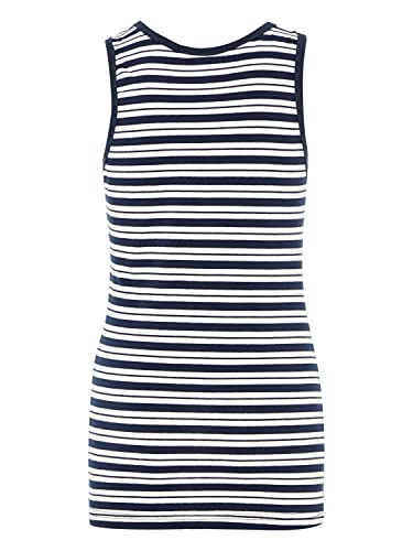 NAME IT Nmmtank Top 2p Yd Noos Camiseta sin Mangas, Multicolor (Dark Sapphire Dark Sapphire), 98 (Pack de 2) para Bebés