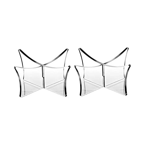 Ncheli 2 pcs Soporte para Balon,Base Universal para Soporte de Baloncesto acrílico Soporte de exhibición Soporte de Pelota oporte de Baloncesto Transparente para Balonmano,fútbol,Voleibol
