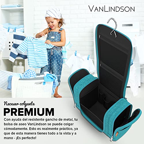 Neceser XXL [7 litros de Espacio], Bolsa de Aseo para Hombres y Mujeres [Diseño 2021], Neceser Grande para Hombres y Mujeres, Neceser Colgante para Hombres y Mujeres