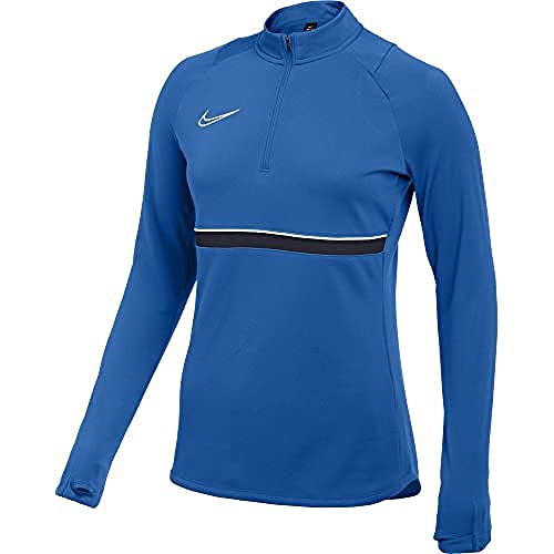 NIKE Academy CV2653-463 - Camiseta de Tirantes para Mujer (Talla S), Color Azul, Blanco y Negro