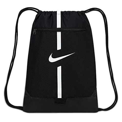 NIKE Bolsa de Gimnasio Academy Mochila, Unisex Adulto, Negro/Negro/Blanco, MISC