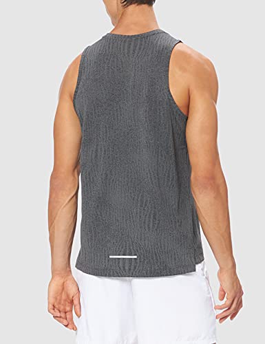 NIKE CW1368-010 Camiseta Deportiva sin Mangas para Hombre, Black/Iron Grey/Reflective Silv, Talla: 2XL