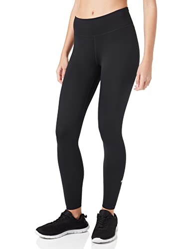 NIKE W One MR TGHT 2.0 Leggings, Black/(White) L para Mujer (DD0252-010)