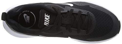 Nike Wearallday - Zapatillas, Mujer, Negro (Black/White), 38 EU
