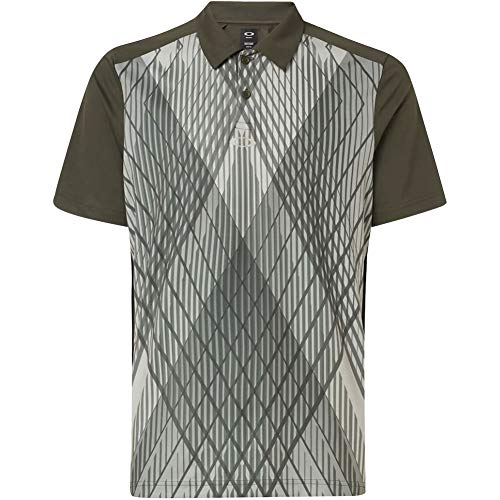 Oakley Cross - Polo para hombre New Dark Brush M