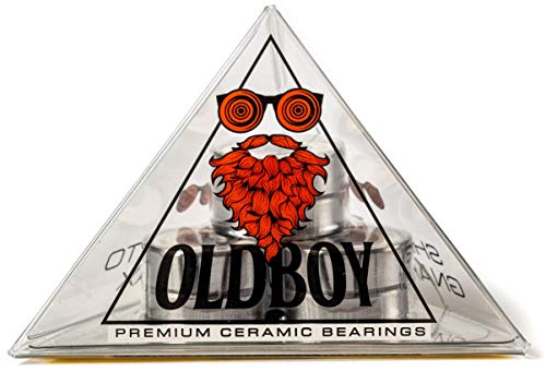 Oldboy - Rodamientos de cerámica - para Skate y Longboard - Giro rápido