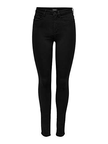 Only Onlroyal High SK Jeans Pim600 Noos Vaqueros, Black, XL / 30L para Mujer