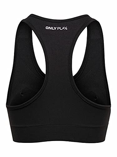 Only Play – Sujetador Deportivo para onpdaisy Seamless Bra de Opus, Mujer, Sport-BH Onpdaisy Seamless Bra-Opus, Negro, Small