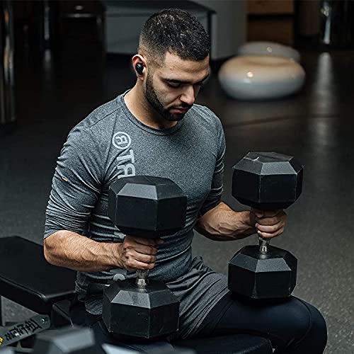 OVER SPORT Mancuernas Hexagonales con Rutina Full Body para Hacer Deporte en casa. Pesas 2,5 x 2 | 5 x 2 | 7,5 x 2 | 10 x 2 | 12,5 x 2 - Y Las Mancuernas 15kg | 17,5kg | 20kg y 22,5kg Van Individual