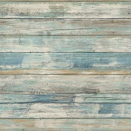 Papel Adhesivo para Muebles Madera Azul Desprendible Vinilo Adhesivo Decorativo para Paredes Autoadhesivo 30X300cm