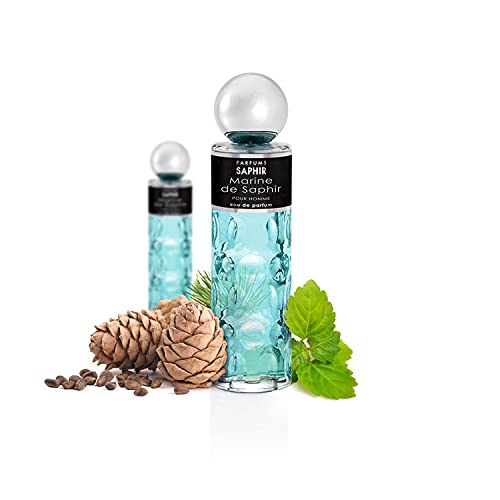 PARFUMS SAPHIR Marine - Eau de Parfum con vaporizador para Hombre - 200 ml