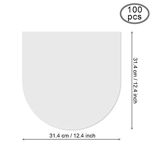 PERFETSELL 100Pcs Fundas Interior Vinilos Lp Funda Vinilo 12 Pulgadas Fundas Discos Bolsas para Discos de Vinilo Fundas Antiestaticas Fundas Protectoras Vinilos Fundas Interiores para Discos de Vinilo