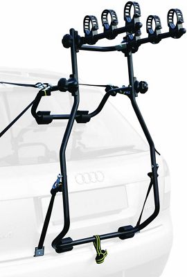 Peruzzo Milano Highrise 3Bike Rear Mount Carrier - Gris - 3 Bikes, Gris