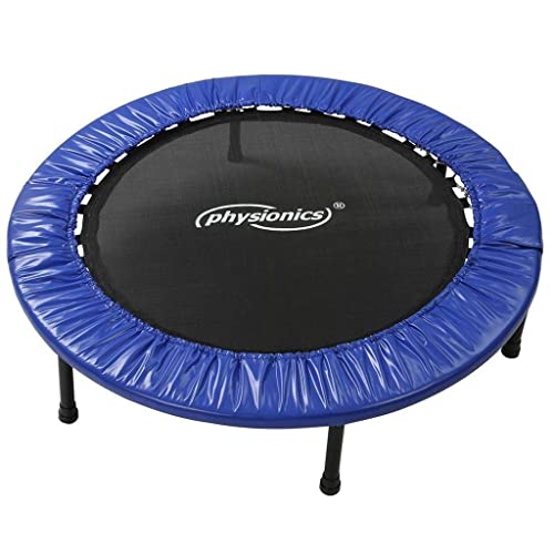 Physionics Mini trampolín en Varias tamaños - Peso máximo: 100 kg - Fitness Trampoline, Trampolín Elástico para jardín y Uso doméstico, Cama Elástica
