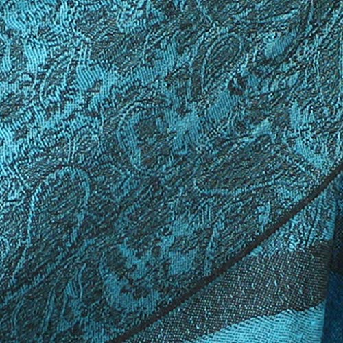 Plata Fever® Jacquard Máquina de Paisley Pashmina Bufanda, diseño de bufanda de estola KNICKENTE Large
