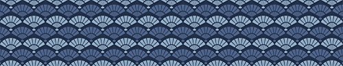 Playa Adhesivos para contremarches de escaleras, Vinilo, Azul, 100 x 0,1 x 19 cm