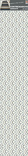 Playa Adhesivos para contremarches de escaleras, Vinilo, Azul, 100 x 0,1 x 19 cm