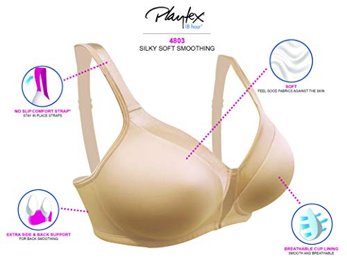 Playtex Sujetador inalámbrico Suave Sedoso de 18 Horas para Mujer Us4803, Private Jet, 95B