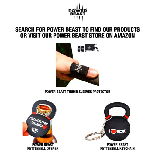 Power Beast Kettlebell Crossfit Abridor Kettlebell, Regalo Crossfit, Calleras, Muñequeras Crossfit, Tape Crossfit, Kettlebell, Abridor Cerveza Original.