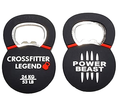 Power Beast Kettlebell Crossfit Abridor Kettlebell, Regalo Crossfit, Calleras, Muñequeras Crossfit, Tape Crossfit, Kettlebell, Abridor Cerveza Original.