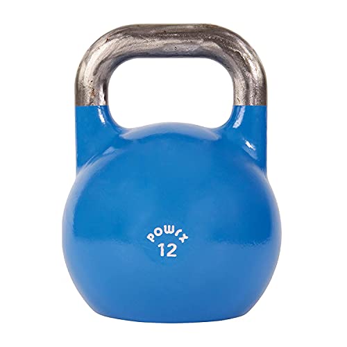 POWRX Kettlebell Pesa Rusa Competición 4-28 kg + PDF Workout (12 kg)