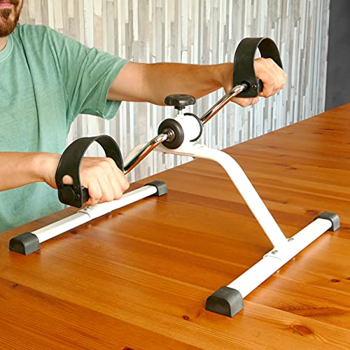 PrimeMatik - Pedales de Brazos y piernas Pedalier para Ejercicios en casa