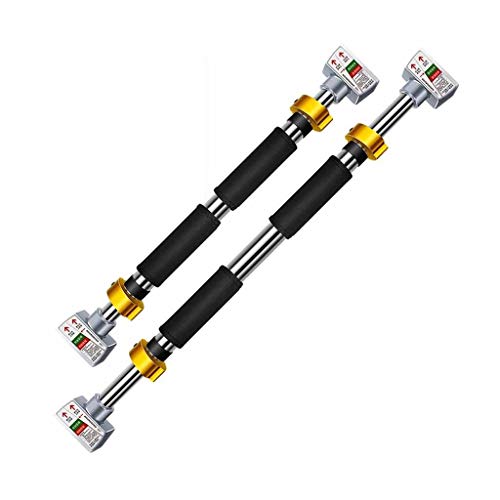 Pull-ups barras horizontales en las puertas de la familia sin punch pull-ups casa aparatos de ejercicios deportes de interior de la pared y deportes unipolares ( Color : Silver , Size : 135-180cm )