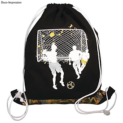 Rayher 38694576 Mochila de tela con cuerdas, 38x42 cm, de algodón y personalizable