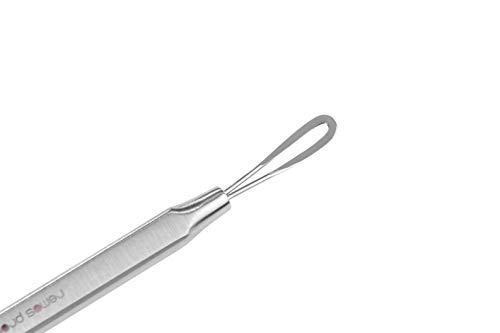 Remos extractor puntos negros/eliminador de espinillas con 2 anillos - de acero inox 10 cm