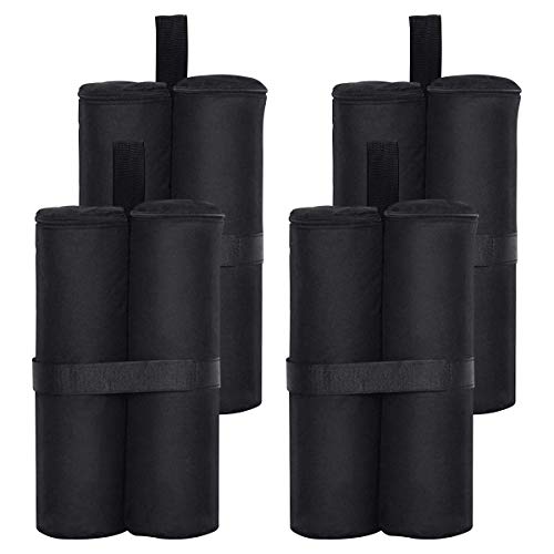 RIOGOO 4pcs-Pack Pesos para Carpas Bolsas Pesadas de Arena Cosida de Grado Industrial para Trabajo Pesado, Pesas de piernas para Pop-up Canopy Carpa Pies Cargados