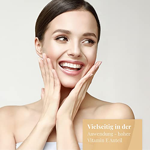 R&M - Aceite de jojoba prensado en frío para cara, cuerpo, cabello y más - 100% orgánico, comercio justo - Una piel más bella, una cara más limpia y un cabello fuerte - Botella Fair Trade - 100 ml