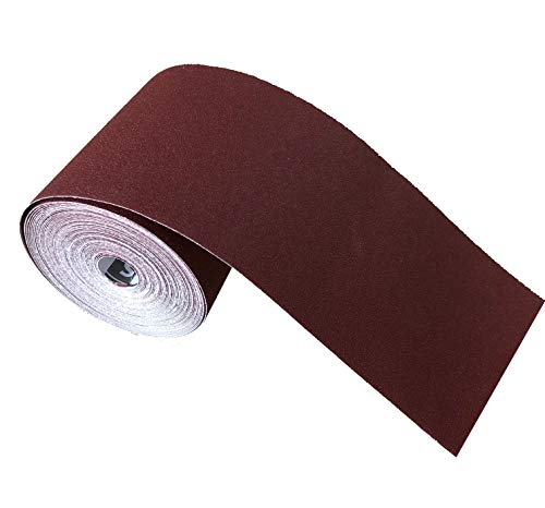 Rollo de papel de lija (115 mm x 10 m, grano 180)