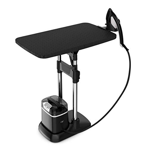 Rowenta IXEO+ QR1510 - Cepillo de Vapor 2980W, 5 bares de presión, hasta 90 g de vapor, depósito 1 L, Elimina Arrugas, Olores y Desinfecta, Lista 45 seg, Tabla Vertical Cabezal, tecnología Twin Boiler