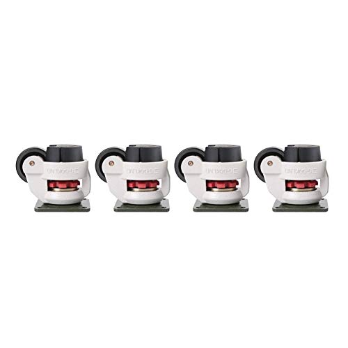 Rueda universal, 4 piezas 2"Rueda de nivelación retráctil Máquina industrial Rueda giratoria Servicio pesado 551 libras de capacidad