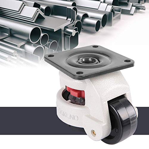 Rueda universal, 4 piezas 2"Rueda de nivelación retráctil Máquina industrial Rueda giratoria Servicio pesado 551 libras de capacidad