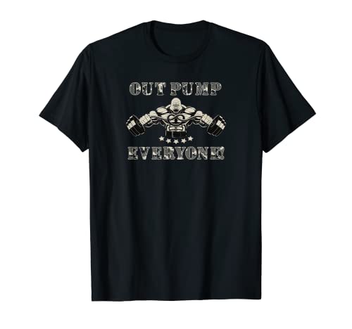 Rutina de entrenamiento de entrenamiento con pesas Diciendo fuera de bomba a todos Camiseta