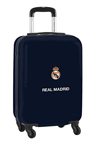 safta 612034851 Trolley Cabina 20", Maleta Real Madrid CF, Azul Marino