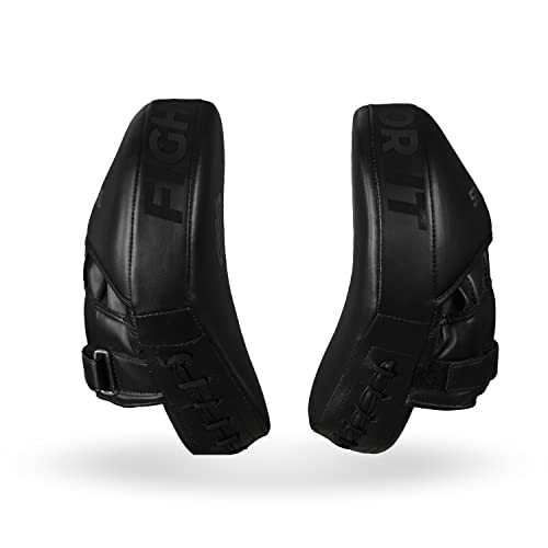 Sanabul Guantes De Boxeo Curvos Esenciales para Boxeo MMA (Todo Negro)