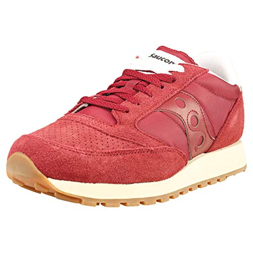 Saucony S70419-1 Jazz Original Zapatos Burdeos Vintage Hombres Zapatillas de Deporte 42