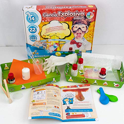 Science4you-5600983608658 Ciencia Explosiva Kaboom para Niños +8 Años, Multicolor (5600983608658)