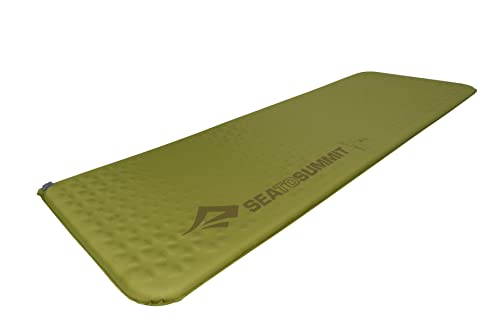 Sea to Summit Camp Mat Self Inflating Rectangular L Colchoneta, Adultos Unisex, Verde Oliva (Verde)
