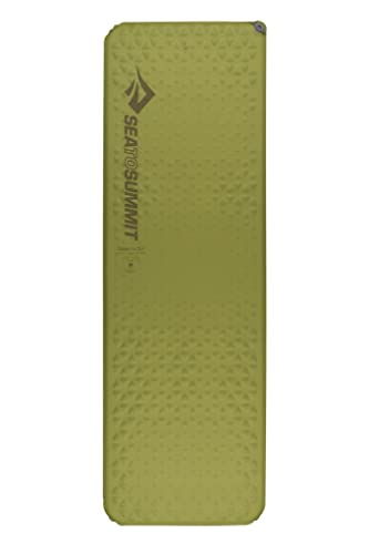 Sea to Summit Camp Mat Self Inflating Rectangular L Colchoneta, Adultos Unisex, Verde Oliva (Verde)