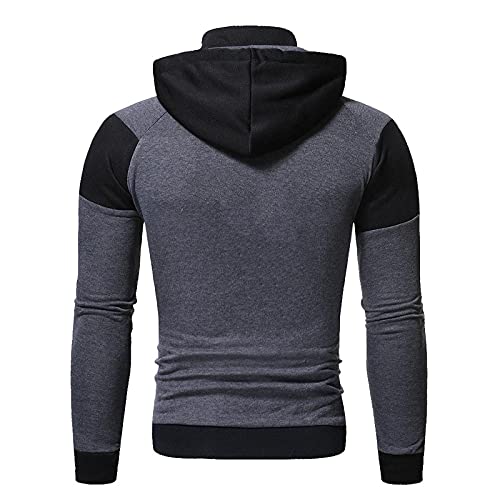 Sheey Chandal Hombre Completo Chandals Hombre Conjunto de Ropa Costura Cremallera Chándal Hombre Completo Deportivo Pantalones Abrigo Chaqueta Jersey para Primavera Otoño Invierno Trabajo