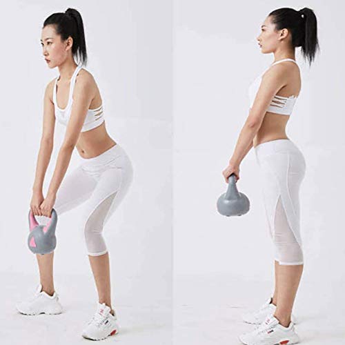 SHUKUILIUDT Pesa Rusas 2kg Kettlebells Peso Pesado Kettle Bell for Fuerza Cardio Formación - for el hogar y el Gimnasio Entrenamiento de Fitness for el Levantamiento de Pesas de Culturismo