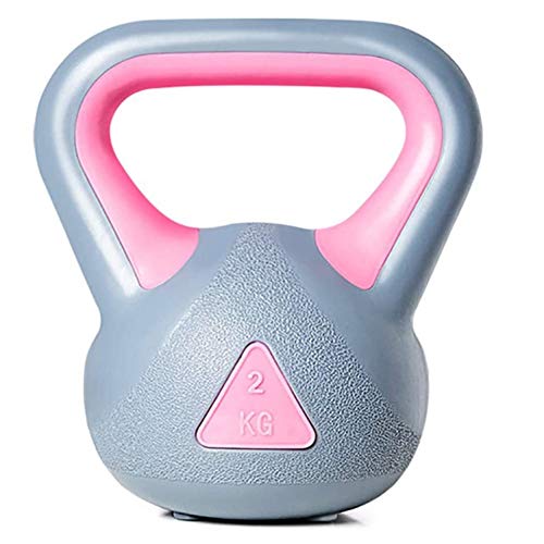SHUKUILIUDT Pesa Rusas 2kg Kettlebells Peso Pesado Kettle Bell for Fuerza Cardio Formación - for el hogar y el Gimnasio Entrenamiento de Fitness for el Levantamiento de Pesas de Culturismo